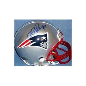 Deion Branch autographed Football Mini Helmet (New England Patriots)
