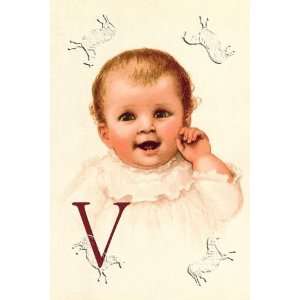  Baby Face V by Dorothy Waugh. Size 17.75 X 26.50 Art 