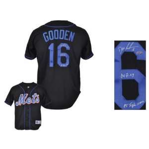 Dwight Gooden Autographed Jersey  Details New York Mets, Black 
