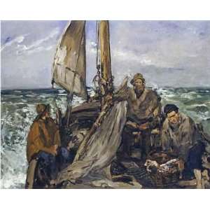 The Workers of The Sea by Edouard Manet 10.00X8.13. Art 