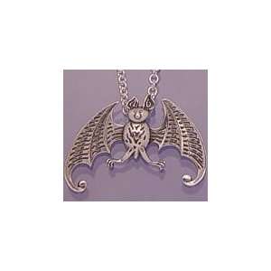 Edward Gorey Bat Necklace