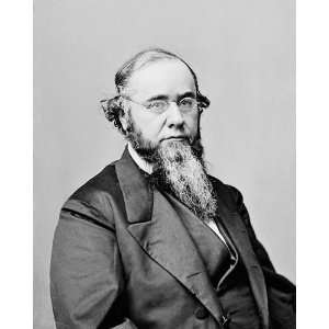  Edwin M. Stanton Civil War Brady Portrait 8x10 Silver 