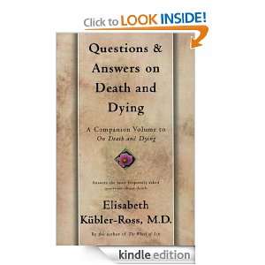   on Death and Dying Elisabeth Kubler Ross  Kindle Store