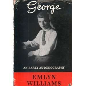  GEORGE An Autobiography Emlyn Williams Books