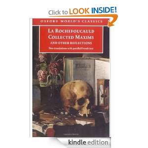  French text (Oxford Worlds Classics) Francois de La Rochefoucauld 