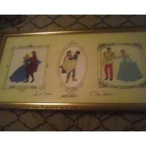  Walt Disneys Royal Couples Serigraph Sericel Signed By 
