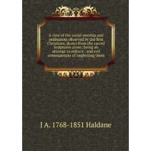   evil consequences of neglecting them J A. 1768 1851 Haldane Books