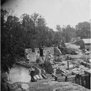 Richmond, Virginia (vicinity). Mill on James river and Kanawah canal 