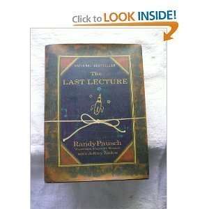    THE LAST LECTURE (HARDCOVER) Jeffrey (Author)Zaslow Books