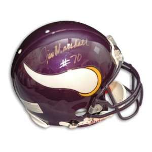 Jim Marshall Signed Minnesota Vikings Pro Helmet