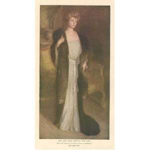  1905 Print Mrs John Jacob Astor of New York Everything 