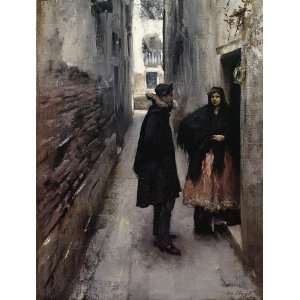   John Singer Sargent   32 x 42 inches   A Street in Venice Home