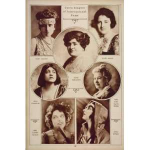  1922 Opera Singers Photos John McCormack Edith Mason 