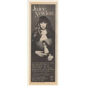  1982 Juice Newton Quiet Lies Capitol Records Print Ad 