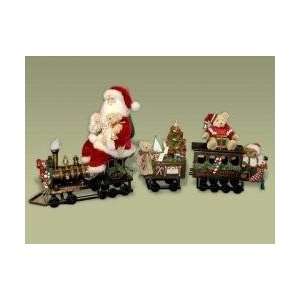  Karen Didion Originals Heirloom 3 Piece Locomotion Santa 