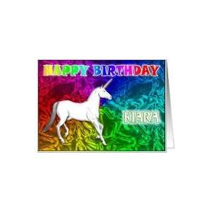  Kiara Birthday, Unicorn Dreams Card Health & Personal 