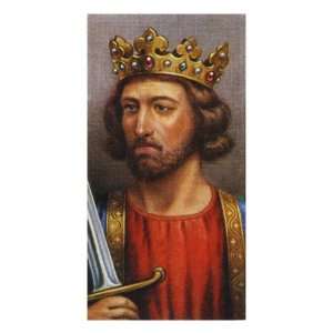  King Edward I portrait (reigned 1272   1307) Stretched 