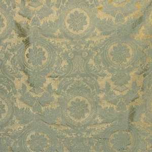  54 Wide Taffeta Jacquard Lalaine Celedon Gold Fabric By 