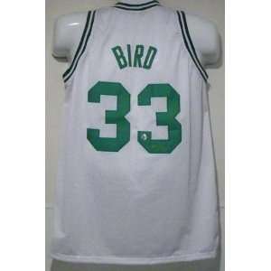 Larry Bird Autographed Boston Celtics White Jersey