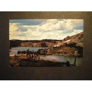  Libby & Lewis Lakes, Snowy Range Wyoming Postcard not 