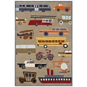  Momeni Lil Mo Whimsy LMJ 8 Concrete 5x7 Area Rug