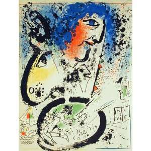Marc Chagall Original Color Lithograph Catalogue Ref. Mourlot 282 