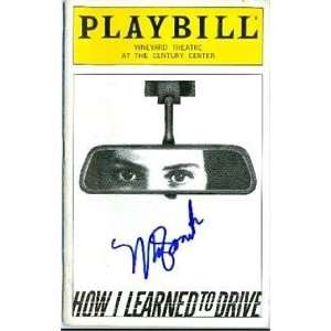 Mary Louise Parker autographed Playbill Program How I Learned to Drive 