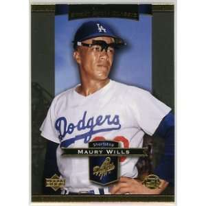 Maury Wills Los Angeles Dodgers 2003 Sweet Spot Classics #60 Baseball 