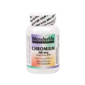 Chromium 200 mcg from ChromeMate 100 Capsules Health 