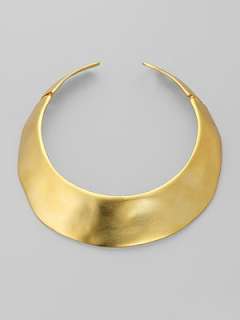 Kenneth Jay Lane   Golden Collar Necklace    