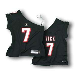 Atlanta Falcons MICHAEL VICK All Sewn Womens NFL One Shoulder Jersey 