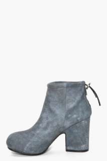 Acne Draw Vintage Grey Ankle Boots for women  