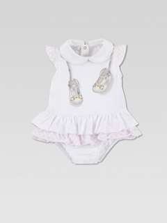 Gucci   Infants Horsebit Ballerina Bodysuit