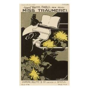 com A Poster Advertising the Novel Miss Traumerei by Albert Morris 