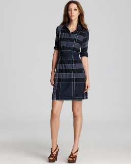 Burberry Brit Lexie Window Pane Check Print Dress   Designer Shops 