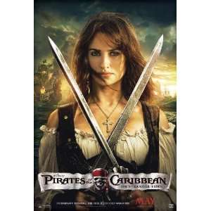 Penelope Cruz in Pirates of the Caribbean 4 repro movie POSTER 23.5 x 