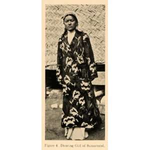  1919 Print Dancing Girl Samarcand Persia Clothing Dress 