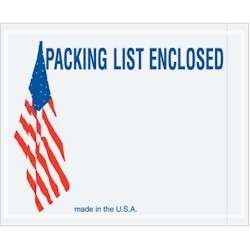 USA Packing List Envelopes 4.5 x 5.5/1000 Case pack  