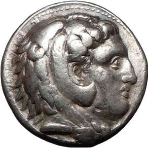 PHILIP III 323BC Large Ancient Silver Greek Coin BABYLON w ALEXANDER 
