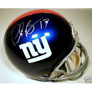 Plaxico Burress Autographed NY Giants Full Size Riddell Helmet