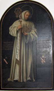 Bernard of Clairvaux, true effigy by Georg Andreas Wasshuber (1650 