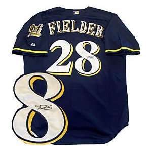 Prince Fielder Autographed / Signed Jersey