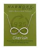  Harmony Silver Recycled Sterling Figure Eight 