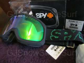   Trevor Ski Snowboard Goggles Mountain Black with Green Mirror  