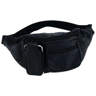 Leather Waist Fanny Pack Bag Fannypack Purse Belt Packs with Cell 