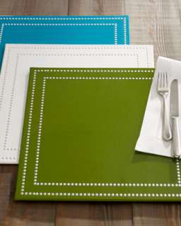 Green Place Mats  