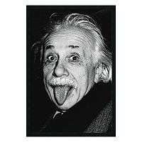 Amanti Art   Albert Einstein   Funny Face Framed Poster