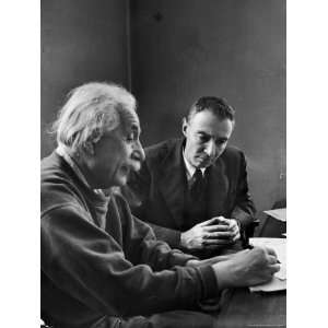  Physicist J. Robert Oppenheimer Discusses Theory of Matter 