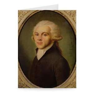 Maximilien de Robespierre (1758 94) c.1793   Greeting Card (Pack of 