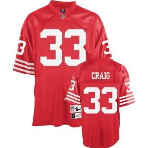 Roger Craig 49ers Red Reebok Premier Jersey